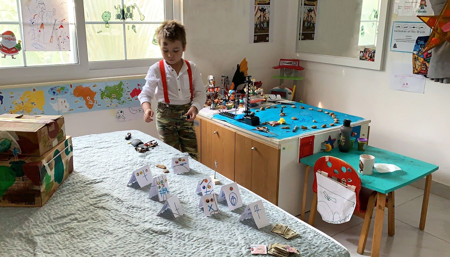 parenting 2020 homemade toys Emir Karimov playroom homeschooling toys DIY