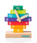 wooden clock toy for babies and toddlers early education